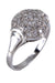 Bague 57 BAGUE DÔME PAVAGE DIAMANTS 58 Facettes 079681