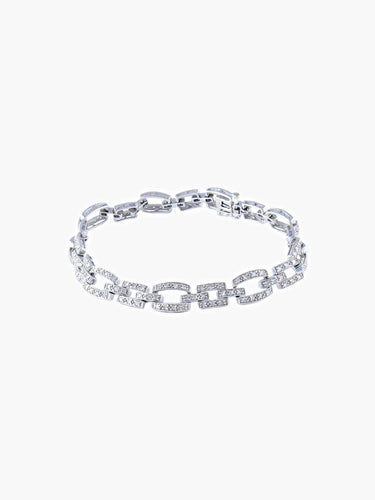 Bracelet Bracelet 18 chaînons diamants 58 Facettes