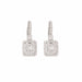 Emerald Diamond Sleeper Earrings 58 Facettes BO236