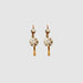 Earrings Antique sleeper earrings Diamonds 58 Facettes EL2-95