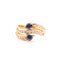 Bague Bague Toi & Moi Saphir et Diamants 58 Facettes