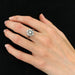 Ring Pompadour ring, diamonds 58 Facettes