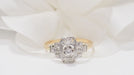 Ring 53 Art Deco Diamond Ring 58 Facettes 32202