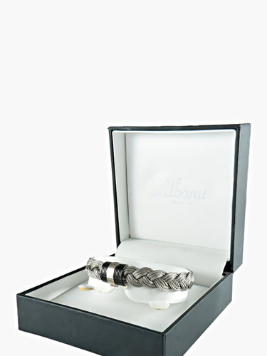 Bracelet Bracelet Albanu Acier Tressé 58 Facettes