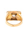 Ring Yellow Gold and Diamond Ring 58 Facettes