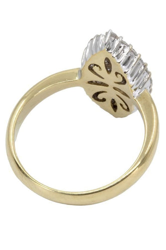 Bague BAGUE MARQUISE DIAMANTS 58 Facettes 054061