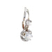 Earrings Leverback earrings white gold Diamonds 58 Facettes 220367