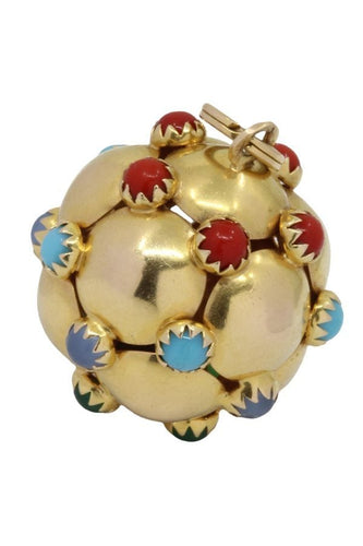 Pendentif PENDENTIF BOULE ANCIEN 58 Facettes 052431