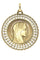 Pendentif MÉDAILLE VIERGE ANCIENNE 58 Facettes 048421