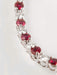 Necklace Necklace in white gold, diamonds and rubies 58 Facettes
