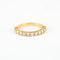 Bague 52 Bague Or jaune pavage Diamants 58 Facettes