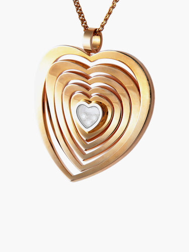 Collier Pendentif Very Chopard Coeur 58 Facettes