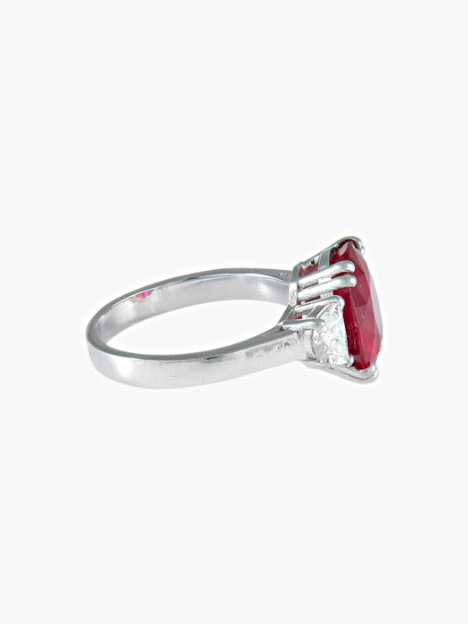 Bague Bague Rubis Diamants 58 Facettes