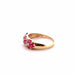 Ring Ring in Yellow Gold Ruby & Diamonds 58 Facettes