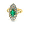 Bague Bague Marquise émeraude et diamants 58 Facettes 2061