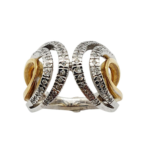 Bague BAGUE EN OR JAUNE & DIAMANTS 58 Facettes Q160A