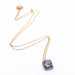 SALVINI necklace - necklace with amethyst and two-tone gold 58 Facettes D360359CS