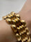 Bracelet Bracelet Tank en Or Jaune 18k - circa 1940 58 Facettes