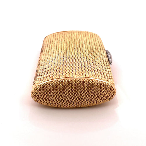 Accessoire Étui vide poche signé André Col or jaune 58 Facettes