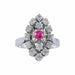 Ring 50 Marquise diamond ring 58 Facettes P3L14