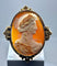 Broche Broche or jaune camée coquille vers 1850 58 Facettes AB302