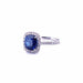 Bague 53 Bague Saphir Diamants 58 Facettes