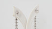 Boucles d'oreilles 5cm Boucles d'oreilles pendantes Or blanc Diamants 58 Facettes 32255