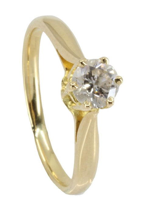 Bague SOLITAIRE DIAMANT 0.56 CARAT 58 Facettes 051951