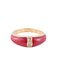 Carnelian Yellow Gold Bangle Ring 58 Facettes