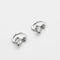 Boucles d'oreilles Paire de Dormeuses Or Blanc 58 Facettes