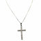 Collier Collier Or Blanc et Pendentif Croix Diamants 58 Facettes 20400000624