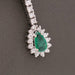 Necklace Necklace White gold Emeralds Diamonds 58 Facettes D359812JC