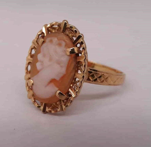 Bague 58 Bague or camée 58 Facettes 12023
