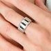 Ring 51 Chaumet ring, “Class One”, white gold, diamonds 58 Facettes