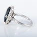 Ring 51 Platinum Sapphire Diamond Ring 58 Facettes 220400