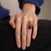 51 Boucheron Ring - Serpent Bohème Coral and Lapis lazuli Ring 58 Facettes