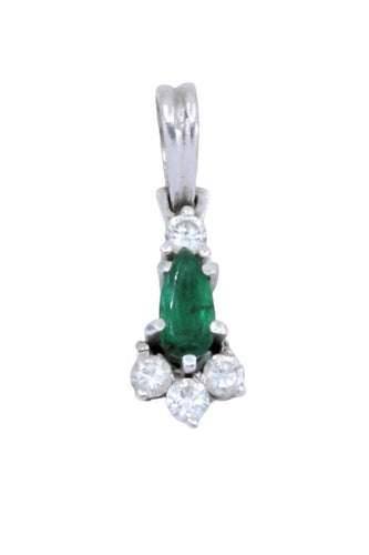 Pendentif PENDENTIF ÉMERAUDE ET DIAMANTS 58 Facettes 060271