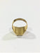 Ring 55 EH monogram gold signet ring 58 Facettes 948785