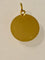 Pendentif Médaille En Or : Le Messager 58 Facettes 659646
