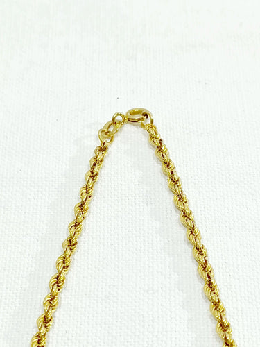 Collier Chaine En Or Torsadé 58 Facettes 3105/1