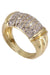 Bague 56 Bague Or jaune pavage Diamants 58 Facettes 080641