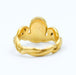 Ring 58 Art Nouveau ruby ​​cabochon ring - Sandoz 58 Facettes