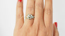 Ring 53.5 Emerald and diamond Panthère ring 58 Facettes 31862