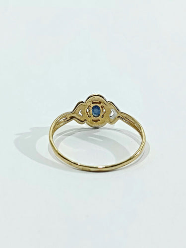 Bague 58 Bague Or Et Saphir 58 Facettes 3092/1