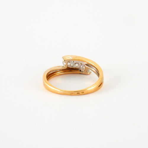 Bague 57 Bague en Or jaune & diamants 58 Facettes