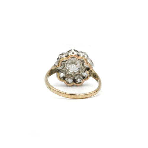 Bague 52 Bague Marguerite - Or, platine et Diamants 58 Facettes 240036R