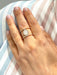 Ring Ring double rings diamonds moonstone rose gold 58 Facettes