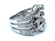 Bague BVLGARI. Collection Astrale, bague or blanc et diamants 58 Facettes