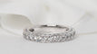 Bague 49.5 Demi alliance or blanc diamants 1ct 58 Facettes 30547