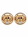 Yellow Gold / Diamonds Cufflinks “LION” GOLD/DIAMONDS & RUBY CUFFLINKS 58 Facettes BO/220050 NSS